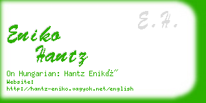 eniko hantz business card